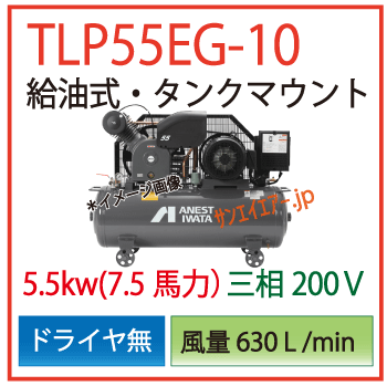 送料無料】【お困り時サポート】TLP55EG-10|アネスト岩田・給油式