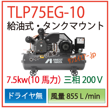 アネスト岩田給油式タンクマウントTLP75EF-10