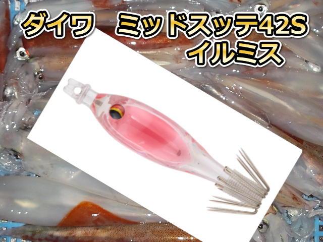 ミッドスッテ42S　イルミス　　マルイカ釣り用　イカ釣りスッテ　　ダイワ