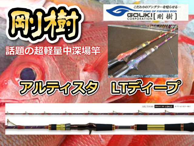 剛樹　アルティスタLTディープ　　中深場用　手持ちショートロッド　※オーダー手配となります