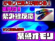業界初！魚が寄る寄る！紫外線反応集魚オモリ　120/150号　ブルー＆ピンク2個セット　　サンゴ堂独占販売