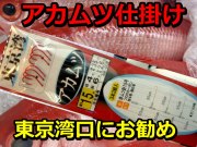 東京湾口・相模湾　　アカムツ　胴付き仕掛け　3本針　2組入　AM-002　海の駅