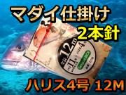 ４号　１２ｍ　２本針　　マダイ仕掛け