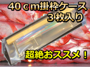 超絶おススメ！　30cm/40cm　フリーカット掛枠ケース　３枚入　　ZEALOUS