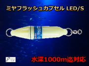 高輝度ＬＥＤ！　ミヤマエフラッシュカプセル Ｓタイプ　　　ライト深場・鬼カサゴ用
