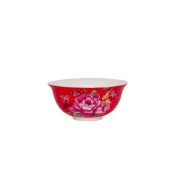 茶杯/牡丹 (赤)