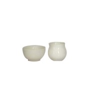 聞香杯セット(白 無地)(丸型)