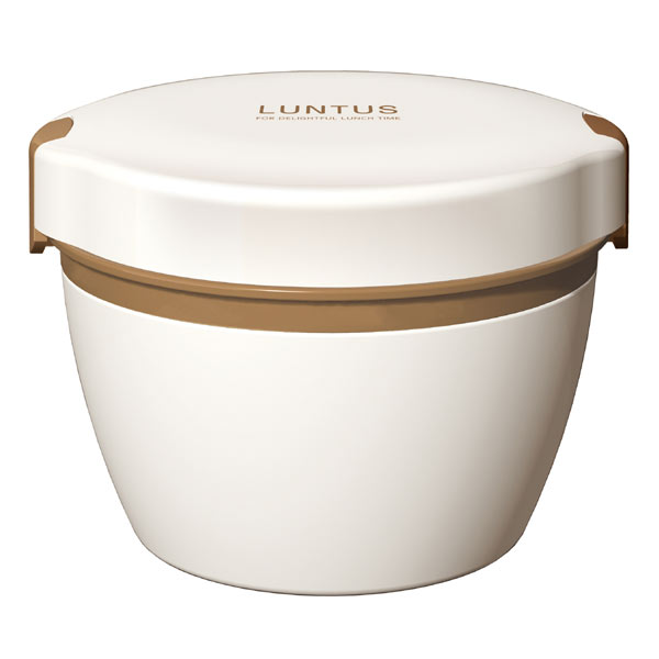 保温弁当箱　ランタス　カフェ丼ランチ　800ml　ステンレス製　HLB-CD800　LUNTUS アイボリー ネイビー