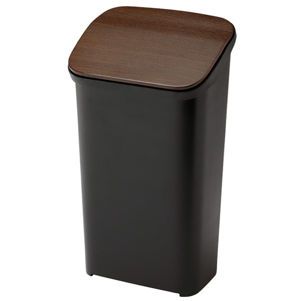 スムース　ごみ箱　ゴミ箱 ダストボックス　ブッシュ　20L　GBBH015 ウッド ブラック ホワイト メタル