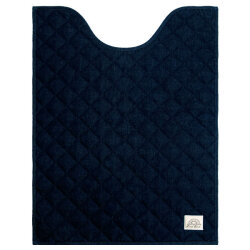 レイドバック　トイレマット　80x60　ライトブルー　Laid Back Navy Blue Light Blue