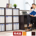 開梱組立設置 カラーボックス 完成品 木製 幅40 A4 3段 ダークブラウン/ナチュラル/ホワイト 木製 本棚 スリム A4本棚 A4書棚 幅40 A4キングファイル 収納 リングファイル 在宅ワーク 書類 棚 縦置き オフィス 整理 A4サイズ パイプ式ファイル 雑誌 書棚 事務所 保管 書庫
