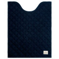 レイドバック　トイレマット　80x60　ライトブルー　Laid Back Navy Blue Light Blue