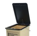 プッシュダスト　カフェスタイル　浅型 ブラウン ベージュ ホワイト