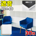 防音 遮音 吸音 パネル 40cm 40cm 45度カットタイプ 30枚セット 断熱 消音 YouTuber 御用達 DIY 防音パネル 遮音パネル 吸音パネル 高密度 フェルト 賃貸 マンション 床 壁 貼るだけ 断熱材 冷房 暖房 節電 送料無料 オンライン授業 オンライン会議