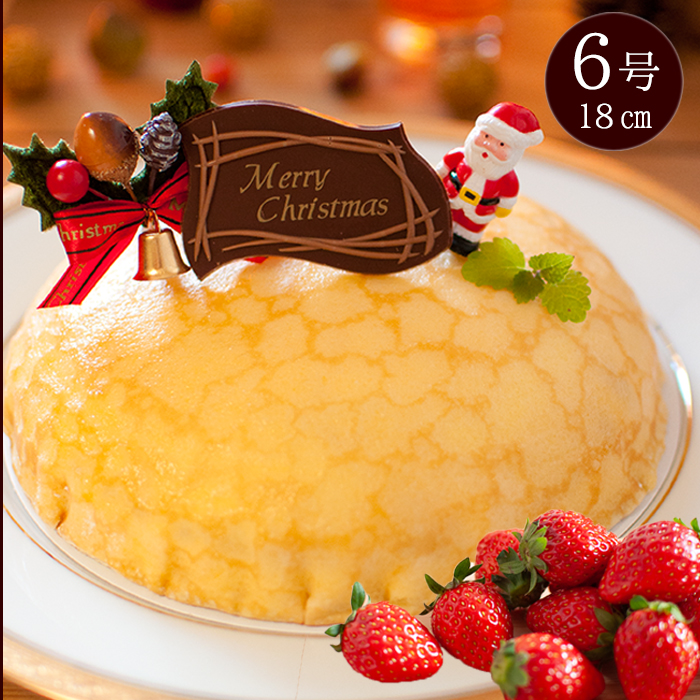 クリスマス限定 苺の森のクレープ クリスマスケーキ ミルクレープ ホール とちあいか