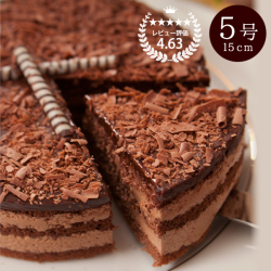 恋人達のチョコレートケーキ 5号 15cm 生チョコケーキ