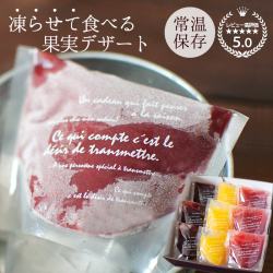 お中元 凍らせて食べる果実デザート 9個入 本州送料無料