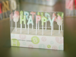 ハッピーバースデーキャンドル