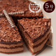 恋人達のチョコレートケーキ 5号 15cm 生チョコケーキ