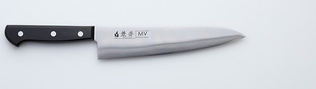 2208　兼秀　MV鋼　　口金無　牛刀195mm