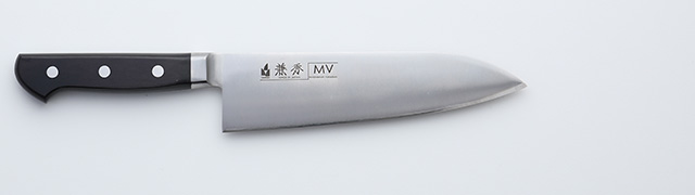 2390　兼秀　MV鋼　　口金付　三徳180mm