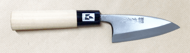 和包丁 白三鋼 出刃包丁90mm 