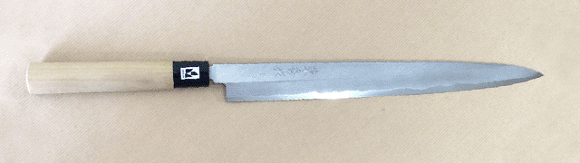 和包丁 白二鋼 刺身包丁300mm