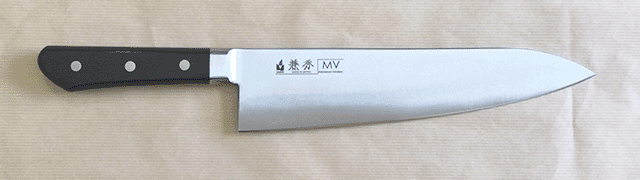 【アウトレット】2342　兼秀　MV鋼　　口金付　洋出刃240mm