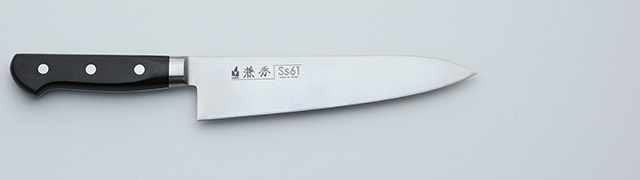 2709　兼秀　Ss61鋼　口金付　　牛刀180mm