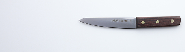 2906 兼秀別作 特殊合金鋼 骨透角(ほねすきかく) 150mm WT 左用 商標
