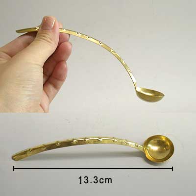 水さじ（にかわ匙） 真鍮製