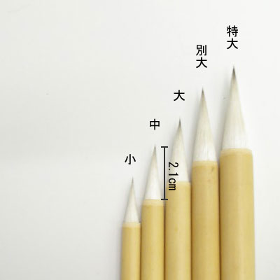 削用筆（中）  線描・彩色  清晨堂製
