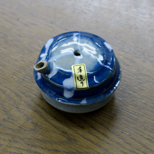 水滴　瑠璃色　　Ｈ4.0mm x Φ6.0mm　＊水差し