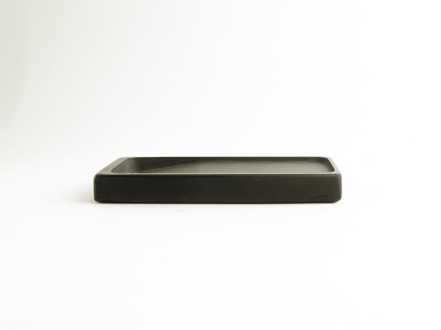 黒い硯 墨運堂】和同硯 内明 45平 H21xW75xD136mm