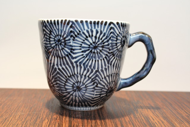 マグカップ・磁器・そうた窯・たこから草