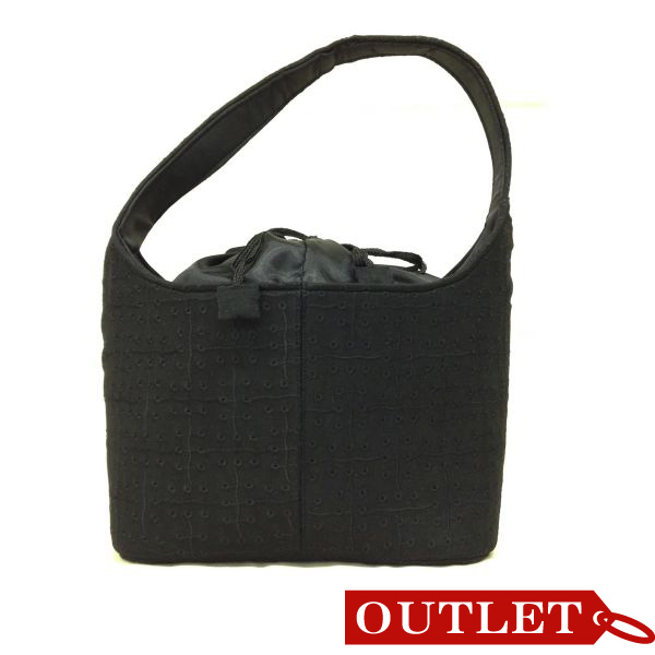 【特価】【アウトレットセール】(b266-01)_バッグ_リングドットバッグ（黒）