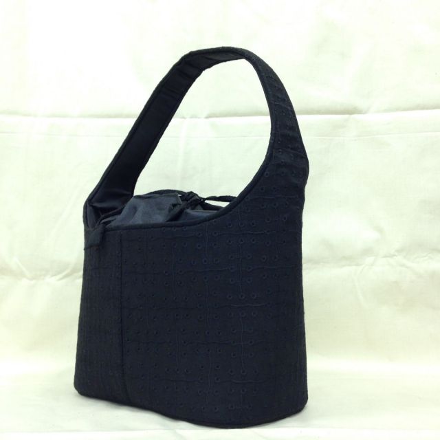 【特価】【アウトレットセール】(b266-02)_バッグ_リングドットバッグ（黒）