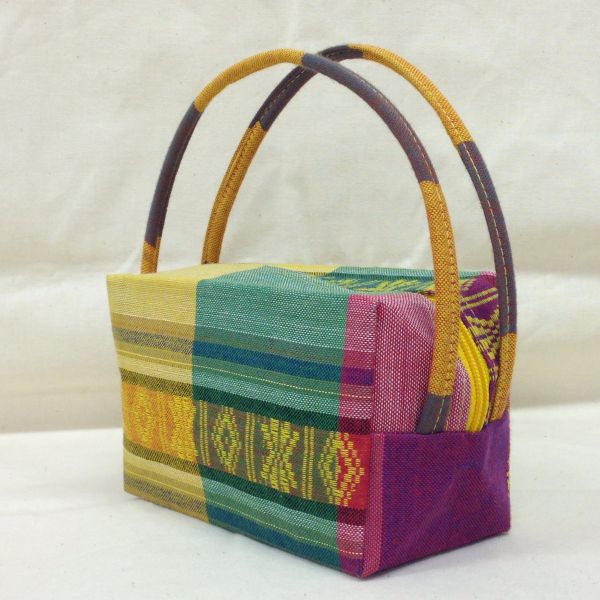 【特価】【アウトレットセール】(b302-03)_バッグ_ミニボックスバッグ（赤/黄/緑)