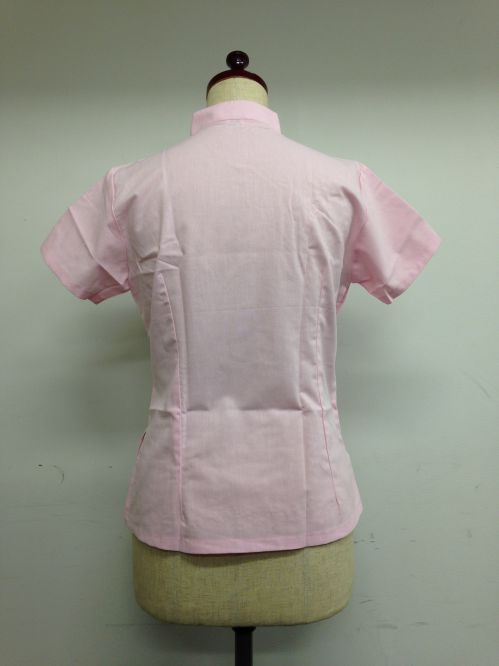 【特価】【アウトレットセール】(fh073-M-04)_Mサイズ_トップス_半袖_アオザイ風ピンクブラウス(ピンク)