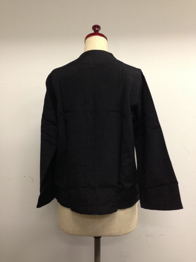 【特価】【アウトレットセール】(fn060-L-03)_Lサイズ_トップス_長袖_ブラックジャケット(柄001)