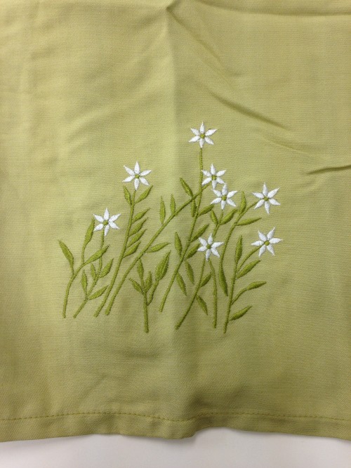 【特価】【アウトレットセール】(fop047-L-06)_Lサイズ_ワンピース_ノースリーブ_刺繍ワンピース(グリーン)