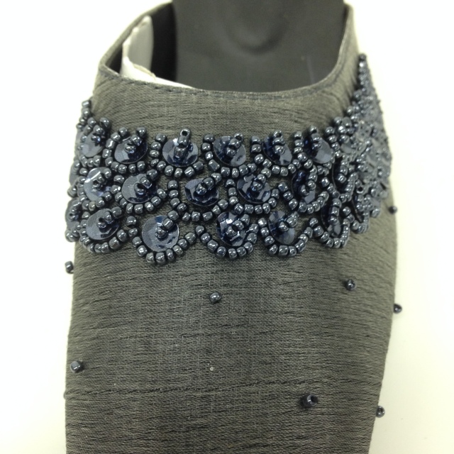 【特価】【アウトレットセール】(km004-6-05)_6サイズ_シューズ_ミュール_ゴージャスビーズミュール