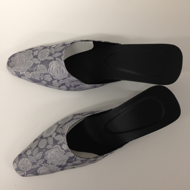 【特価】【アウトレットセール】(km019-7-02)_7サイズ_シューズ_ミュール_ベトナムシルクミュール(シルバー)