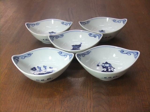 有田焼　青花　絵変り　小鉢5客セット 有田焼 青花 絵変り 小鉢5客セット - メルカリ