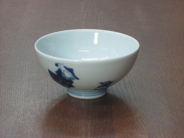 飯碗の正面からの画像です