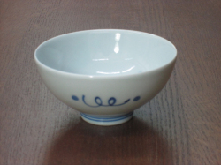 飯碗の正面からの画像です