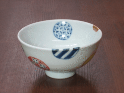 飯碗の正面からの画像です
