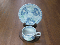 コーヒー碗皿の正面からの画像です