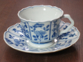 コーヒー碗皿の正面からの画像です