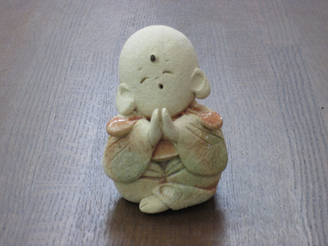 宮崎陶里 座り丸地蔵（小）
